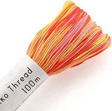 Sashiko Thread Colorful 100m