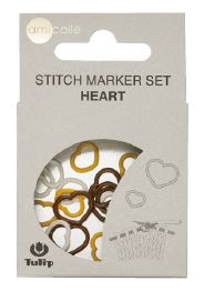 Tulip Stitch Market Set Heart (Yellow M/White M/Brown L)