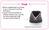 carryC Interchangeable Bamboo Knitting Needles