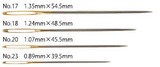 Tapestry Needles Ass. Thin sizes