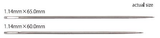 Tulip Bullion Knot Needles Big Eye Straight Long/Regular