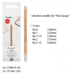 CarryC Fine Gauge Interchangeable Bamboo Knitting Needle
