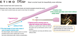 ETIMO Rose Steel Crochet Hook with Cushion Grip